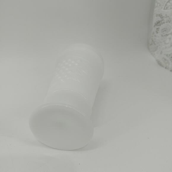 Anchor Hocking Colony Grape Milk Glass White Goblet Footed - Picture 6 of 14